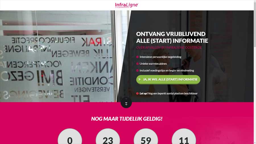WebWinnaar - Een sterke landingspagina maken - InfraLigne